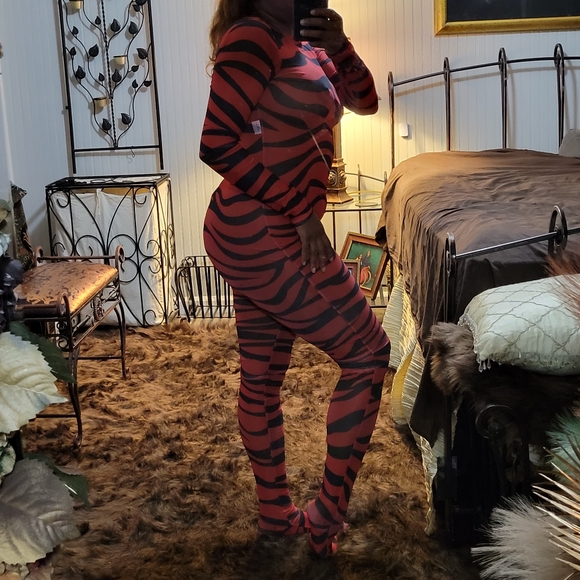 Zebra mesh 2 piece set - Picture 8 of 12